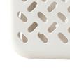 Bedside Storage Rack Plastic Wall Mounted Bedside Organizer With Hook For Bedroom Bathroom White Gray