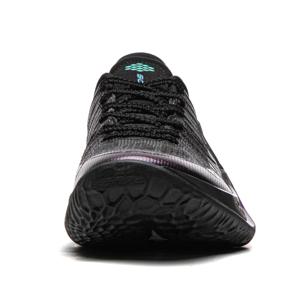 Li Ning Sonic 14 Cushioning Slip Resistant Breathable Rebound Grip Low top Basketball Shoes Men's Black ABAW015-7