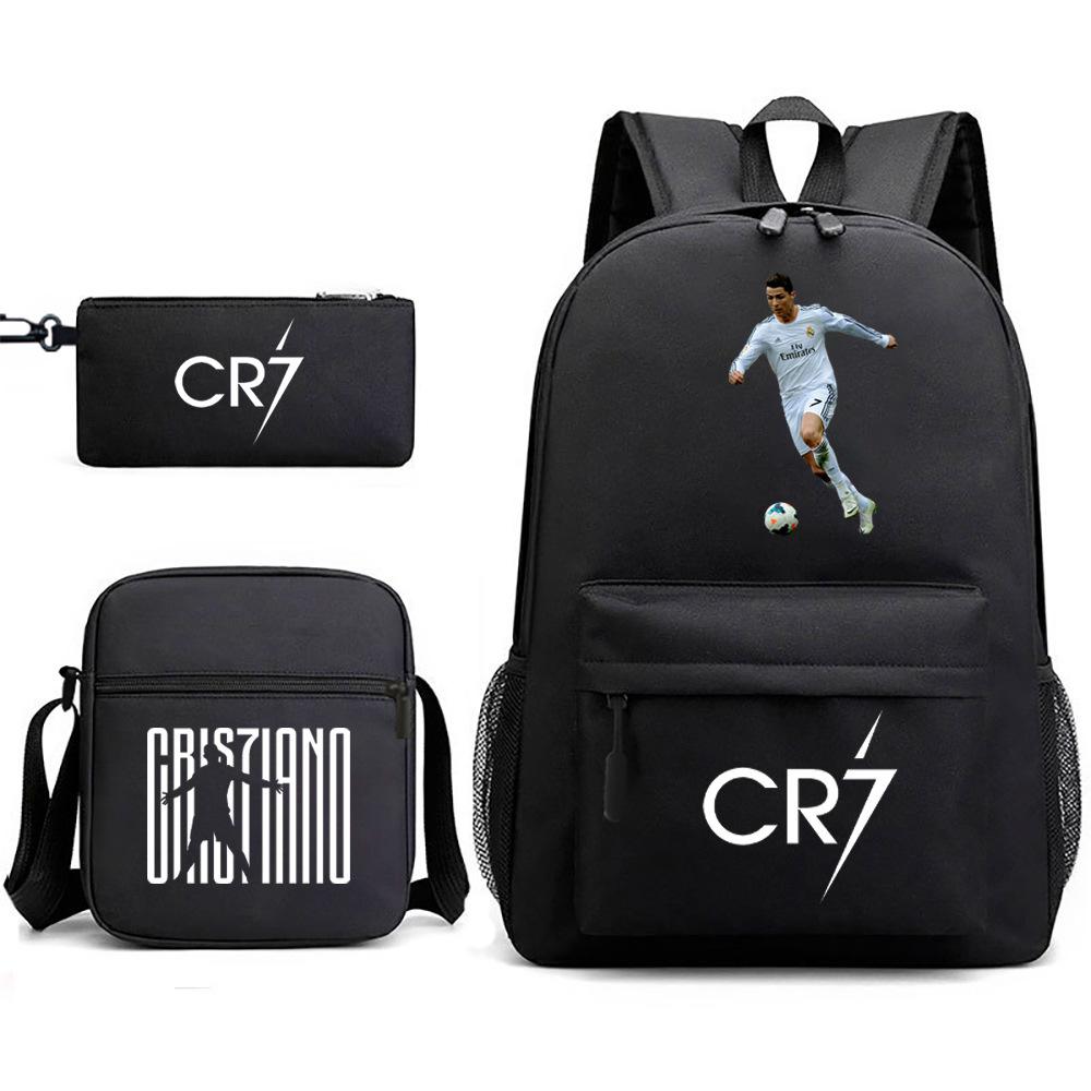 Stitc Cartoon Full Print Backpack Student Bag Pencil Case Two-Piece Set Children'S Backpack