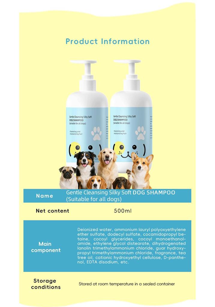 Cross-border E-commerce Special Dog Shampoo for Bichon Puppies - Pet Wash & Care Gel
