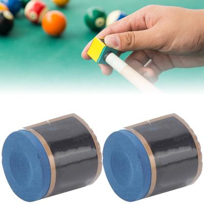 2PCS Wear-Resistant Pool Table Stick Chalk NoSlip Professional Billiards Chalk  Tournament Use