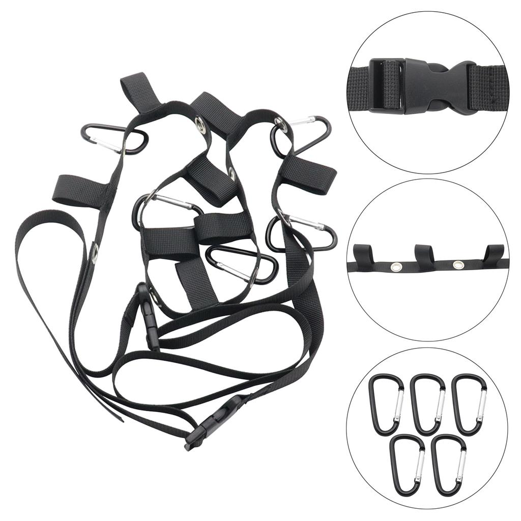 Portable Travel Clothesline, Adjustable Travel Camping Clothesline with 5pcs Hooks for Outdoor and Indoor Use