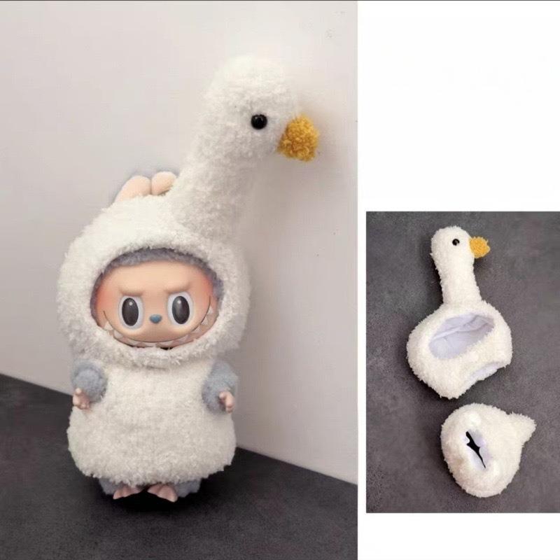 Cute Fried Shrimp Outfit Doll Clothes for Labubu Cartoon Cockroach Dinosaur Plush Clothes Clothes for Labubu V1 V2 V3 Dolls