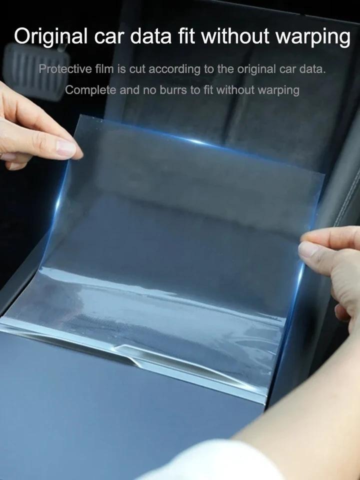 TPU Anti-scratch Protective Film Center Console Sticker for Model Y Juniper Model 3 Highland 2026 Easy Install Quality