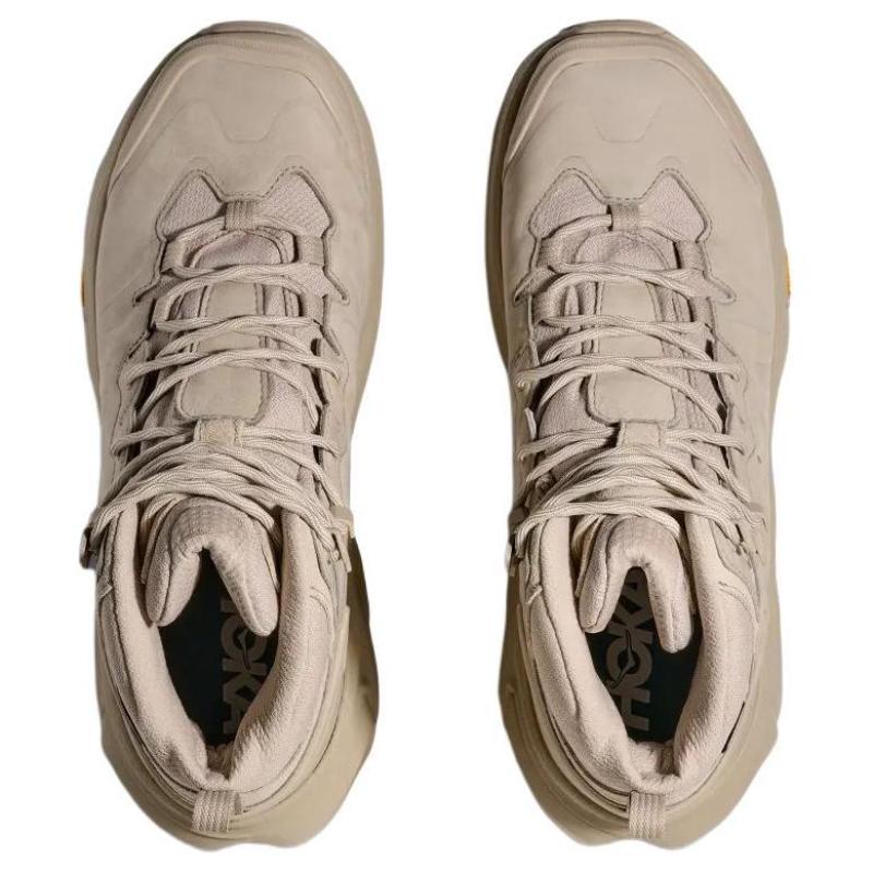 HOKA ONE ONE Kaha 3 Mid Gore Tex Raw Linen Oat Milk Women's Sneakers 1162531-RWL