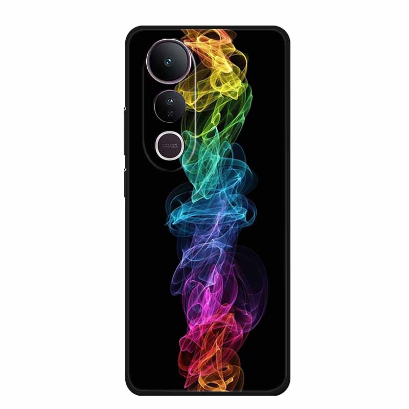 For Vivo V50 Lite 4G 5G Case V 50 lite Coque Popular Black Silicone Soft Back Cover For Vivo Y400 4G 5G Phone Case Cover Y 400