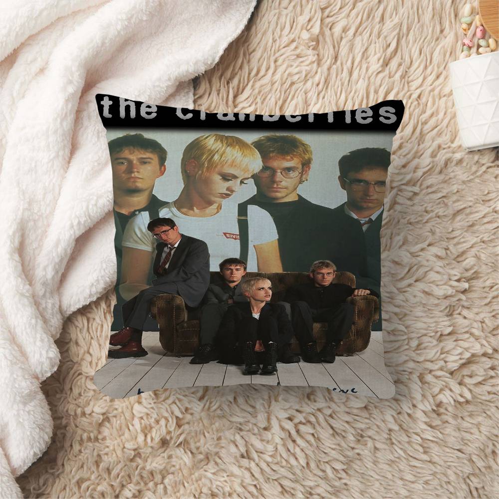 T-The C-Cranberries Band Dekorative Raumästhetik Kissenbezug Heimdekoration Schlafzimmer Sofa Bett Couch Kissenbezug 45x45