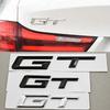 3D ABS Car Letter Rear Trunk Badge Auto GT Logo Emblem Decals For BMW GT 320i 330i 340i 528i 535i 630i 640i Exterior Accessories