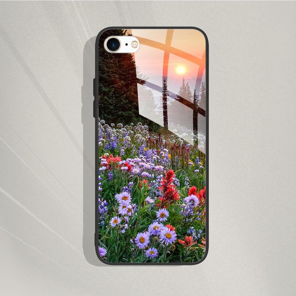 Phone Case For iPhone 7 8 SE 2020 Tempered Glass Case For iPhone7 8 SE2020 se 2020 se2020 A1778 A1660 A1779 Protective Cover Bag iPhone 7 8