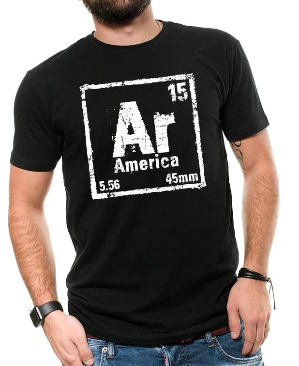 Patriotic t shirts ar 15 tshirts men AR15 America Ammo TShirt ar15 shirt M