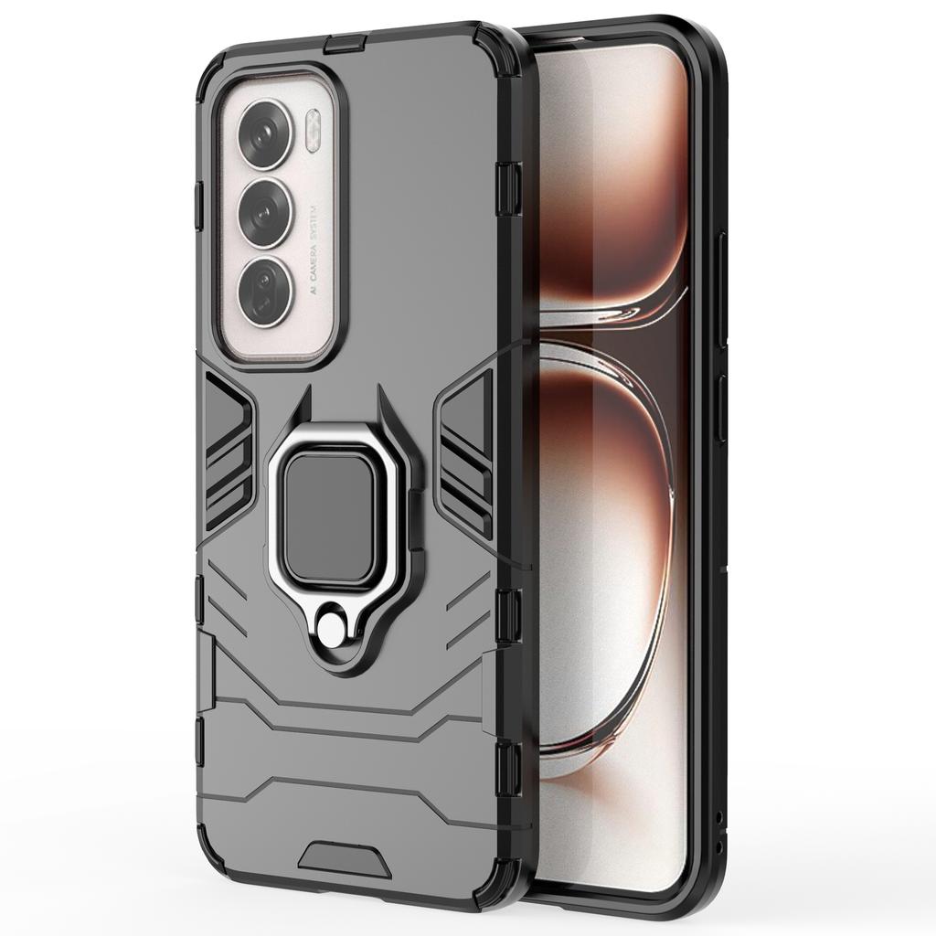 For Oppo Reno12 5G (Global) Case PC+TPU Kickstand Phone Cover