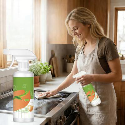 Reinigungsmittel Küchenreiniger Spray Elektrolytische Ionen Mehrzweck Backofen Herd Dunstabzugshaube Reiniger Entfernt Fett Haushaltsreiniger