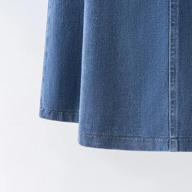 Джинсовая юбка — фото 8