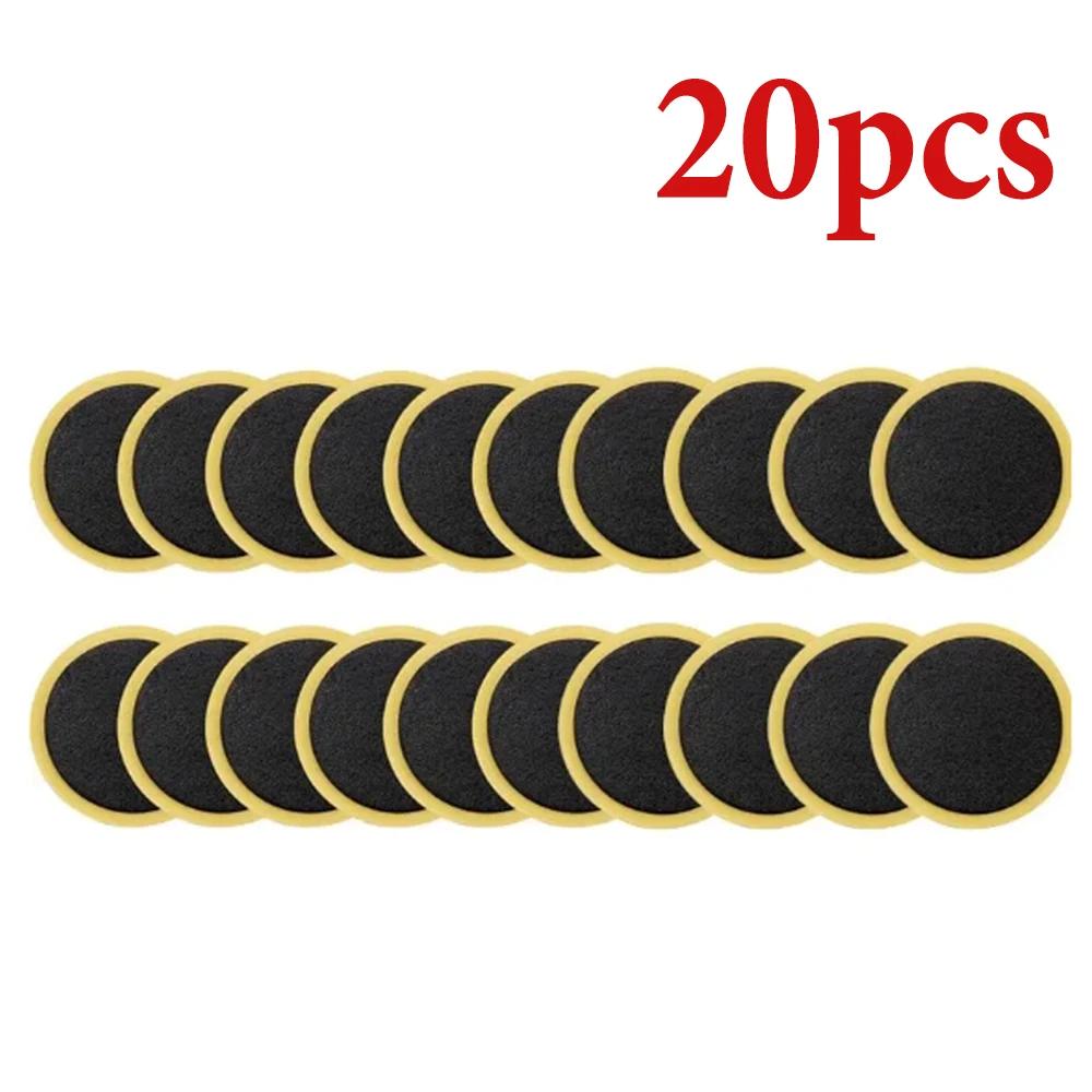 50 30 20 10PCS Bicycle Glue Free Tire Patches Quick Repair Tyre Protection Adhesive Drying Bike Tool
