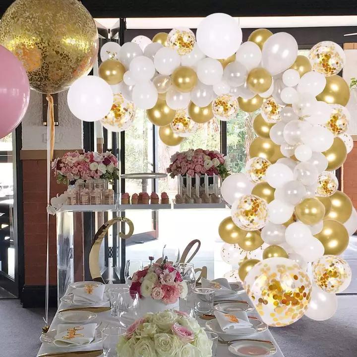 Palloncini Rosa Opachi Palloncino in Foglio 4D Sirena Arco Nuziale Ghirlanda Palloncini Kit Arco Ghirlanda Palloncini