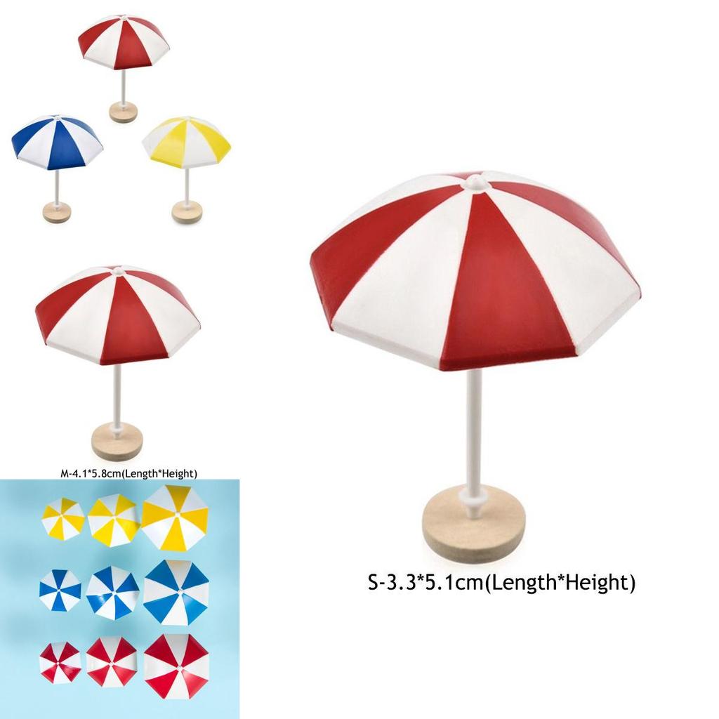 Entzückender Mini-Sonnenschirm Mikro-Landschaft Ornament für bezaubernde Puppenhaus-Dekoration