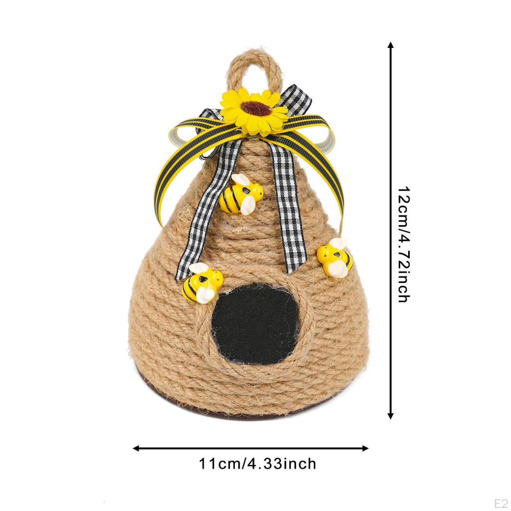 Bee Tiered Tray Decor Cute Honeycomb Wall Decoration Spring Summer Honeyations for Home