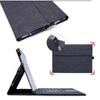 Couro do plutônio caso do portátil para microsoft surface pro 8 capa tablet suporte dobrável para superfície pro go 2 3 x pro 4 5 6 7 manga