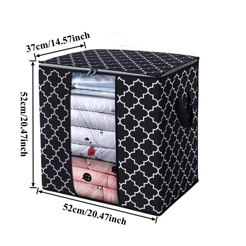 

Waterproof Large Capacity Quilt Storage Bag Moistureproof Foldable Clothes Organizer Portable Luggage Bag for Home Moving Travel
