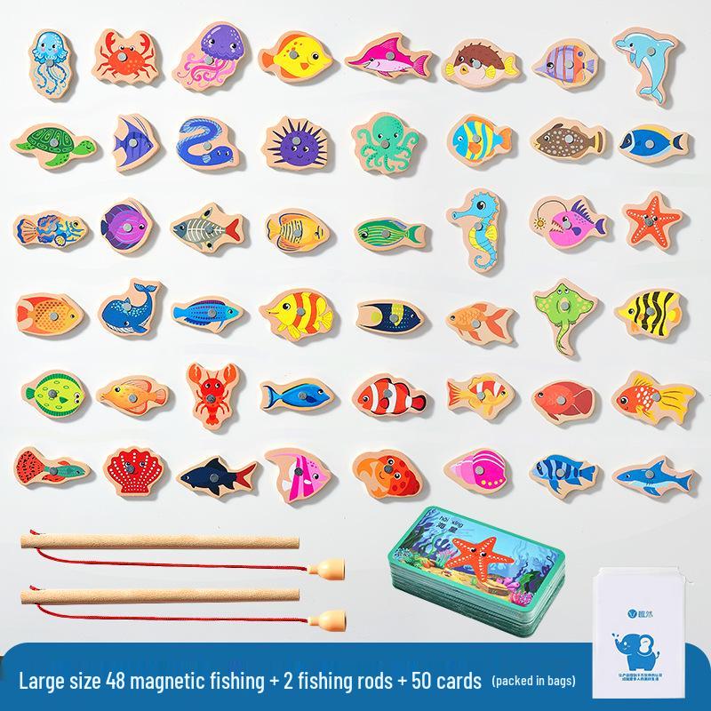 Magnetic Fishing Toy - Educational Gift for Toddlers Aged 1-3, Perfect for Boys and Girls