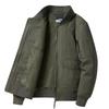 Men's MA-1 Pilot Jacket: Spring/Autumn Motorcycle Coat, Plus Size, Solid Color Military Flight Uniform