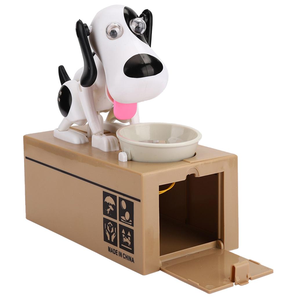 Inovatívna elektrická kreslená psíčka jediaca peniaze roztomilá pokladnička darček k narodeninám pre deti
