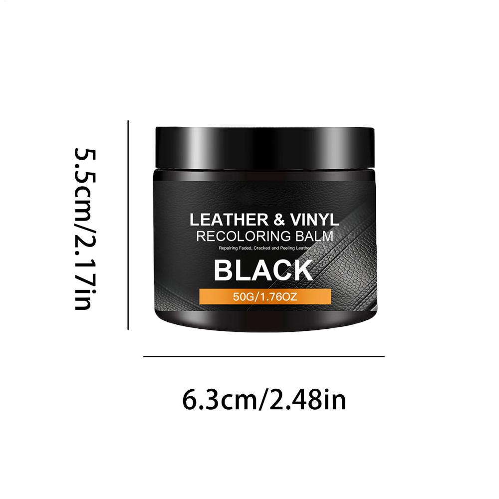 50g Leather Color Restorer Cream, Long Lasting Scratch Repair & Fade Restore, Recolor Balm for Couches, Car Seats, Shoes & Bags