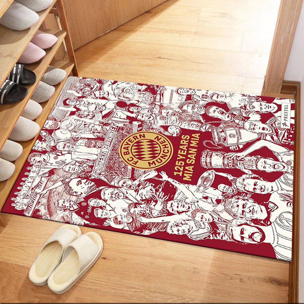 Fc Bayern München Square Rugs Are a Great Choice for Living Rooms, Bedrooms, Home Décor, and As Gifts.