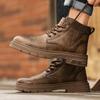 Motorcycle Outdoor Work Hiking Leather Luxury Designer Mens Boots Casual Ankle Winter Shoes Cowboy Chelsea Combat Tactical
