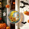 Halloween Acrylic Jigsaw Puzzle Suncatcher, Stained Glass Style DIY Sun Catcher Puzzles, Gothic Window Hanging Ornament for Home Garden Decor