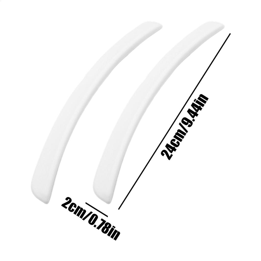2PCS Universal Car Fenders Trim Strip Curved Anti-Scratch Universal Wheels Anti-collision Mudguard Protector Guard Accessories Interior Mirrors 6