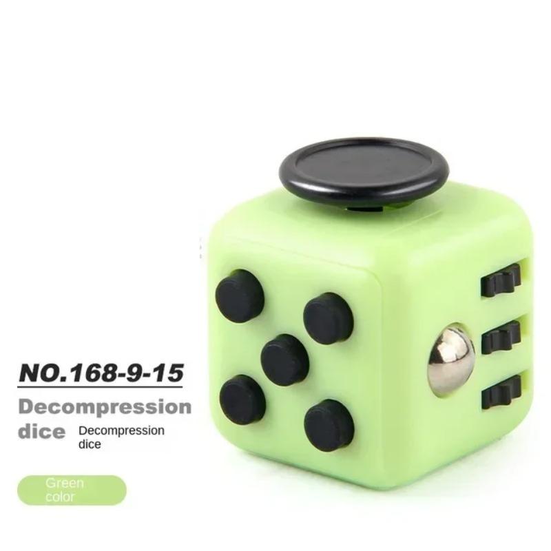 Dadi di decompressione Fidget colorati per liberare lo stress, l'autismo, l'ansia, alleviare lo stress dei bambini adulti, antistress, punta delle dita