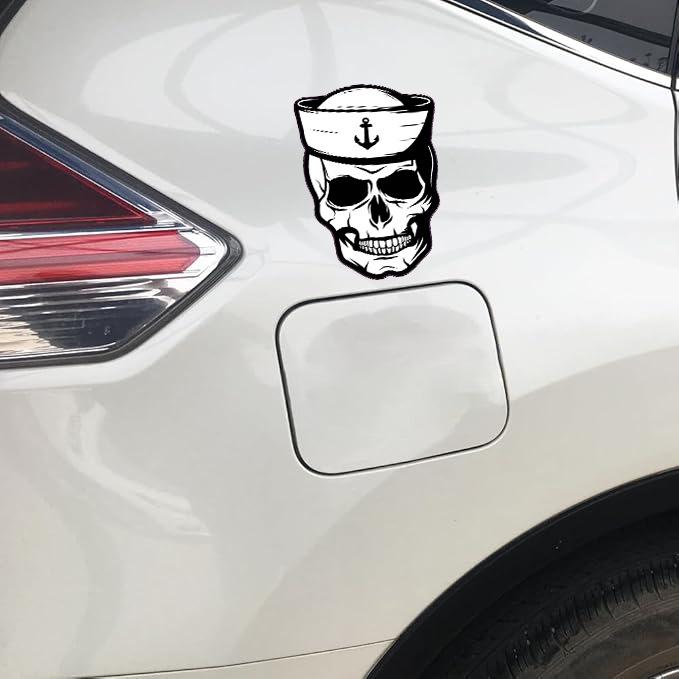 Nálepka Sailor Skull Samolepící vinylová nálepka pro auta, nákladní auta a počítače