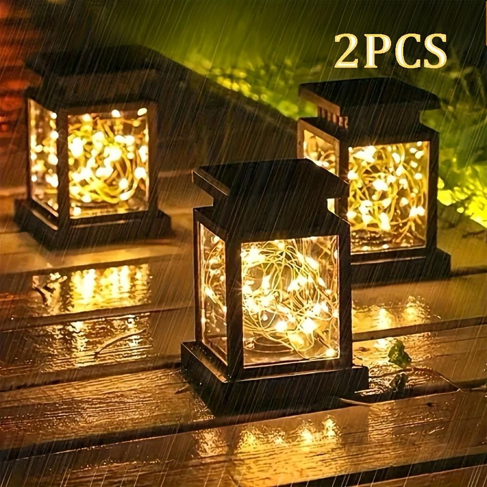 Solar LED Lights Outdoor Focus Floor Lanterns Panel Candle Terraza Indoor Hanging Balcony Birds Decoration Lighting For Garden