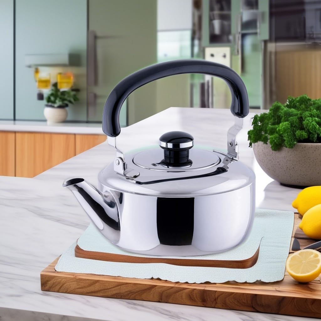 Miyazaki Seisakusho Objet Made In Induction Kettle, 1.8L, Japan, 5-Year Warranty, Compatible, Lightweight, OJ-9