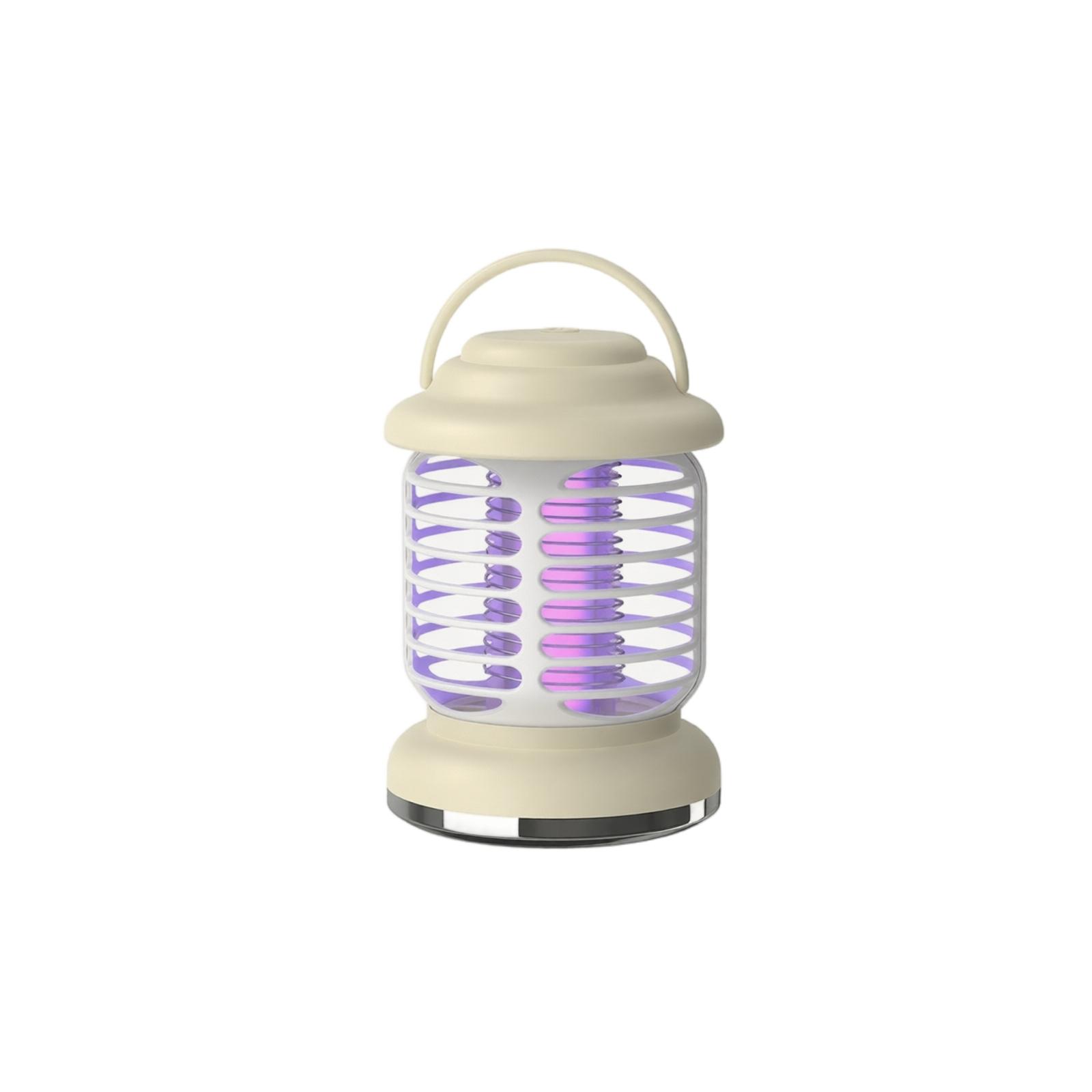 

Rechargeable Electric Mosquito Killer Lamp for Indoor Outdoor Use Portable Camping Bug Zapper Electronic Insect Trap with USB Charging one size хакі