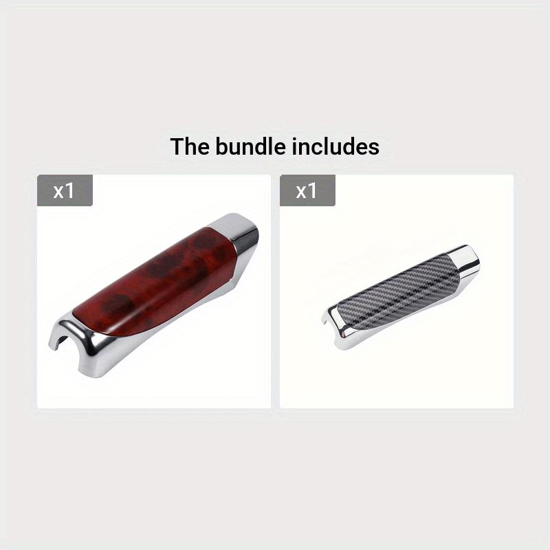 Carbon Fiber Style Handbrake Cover Durable ABS Anti-Scratch Easy Install for Car SUV Truck