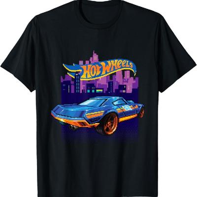 Tričko Hot Wheels - Retro Night City