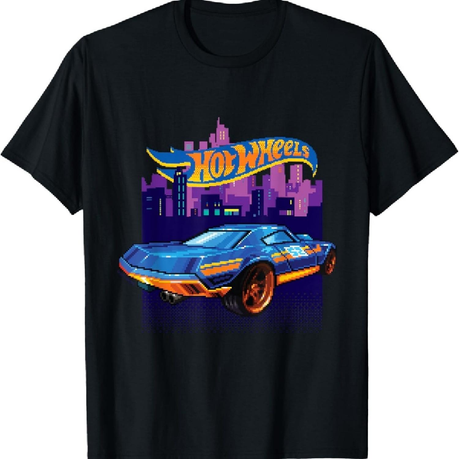 

Hot Wheels - Ретро футболка Ночной город XXXXXL чёрный