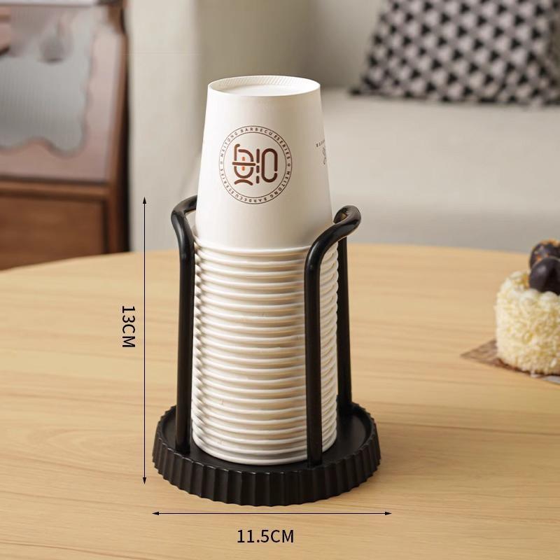 Household Disposable Paper Cup Holder Kitchen Paper Cup Holder Multifunctional Desktop Cup Storage Rack Coffee Cup Holder Home