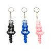 Keychain Mini Cat Key Chain Soft 3D Printed Stress Reliever Compact Size Clip-On Bag