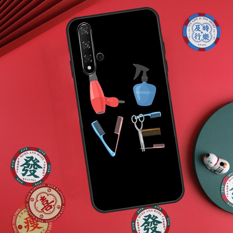 Barber Shop Hair Stylist Tools For Huawei Nova Y73 Y72 Y61 Y91 Y90 Y70 Y60 12s 12i 11i 8i 9 10 SE P60 Pro P30 P40 Lite Case