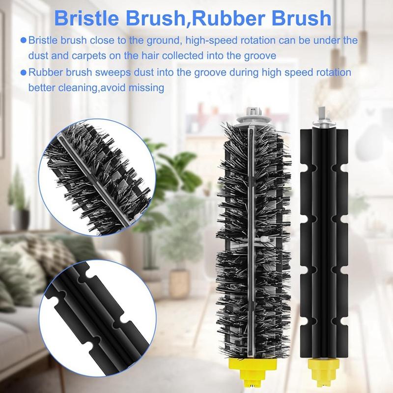 Replacement Parts For Irobot Roomba 600 Series 694 690 600 & 500 Series 595 585 564 Robot Vacuum Cleaner Brush Filters