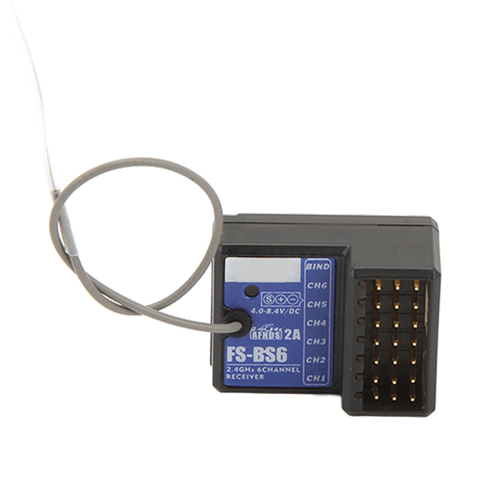 

RC Receiver 2.4GHz AFHDS2A 6CH With Gyroscope Function RC Transmitter Receiver for FS GT5 FS IT4S RC Boat