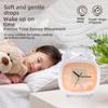 Ultra-quiet Lovely Table Desk Alarm Clock for Kids Children Boys Girls,Red/Yellow/White/Green/Pink