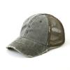 Women Summer Ponytail Baseball Cap Cottony Denim Patchwork Mesh Broken Sunhat Outdoor Sports Vintage Snapback Golf Baseball Hat