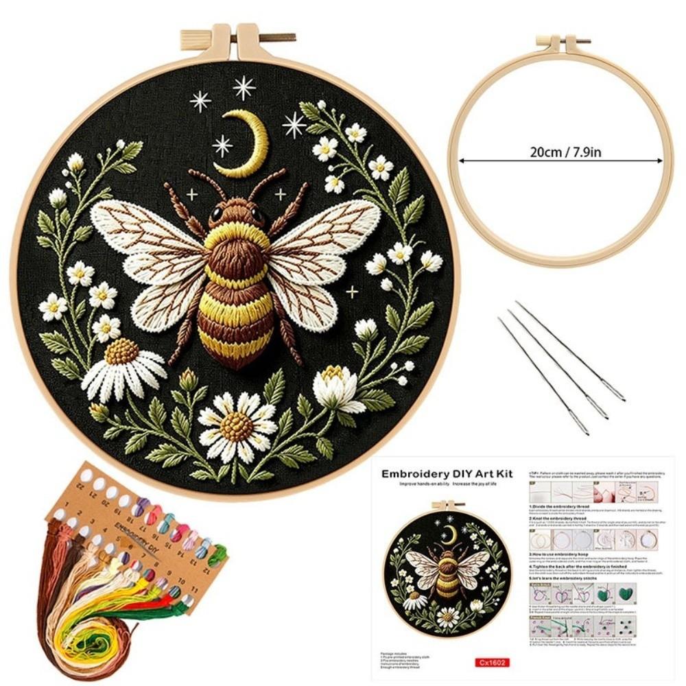 With Pattern Embroidery Kit Stamped Cloth DIY Embroidery Kit Stamped Embroidery Kit  For Beginners