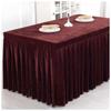 Box Pleat Meeting Table Skirt