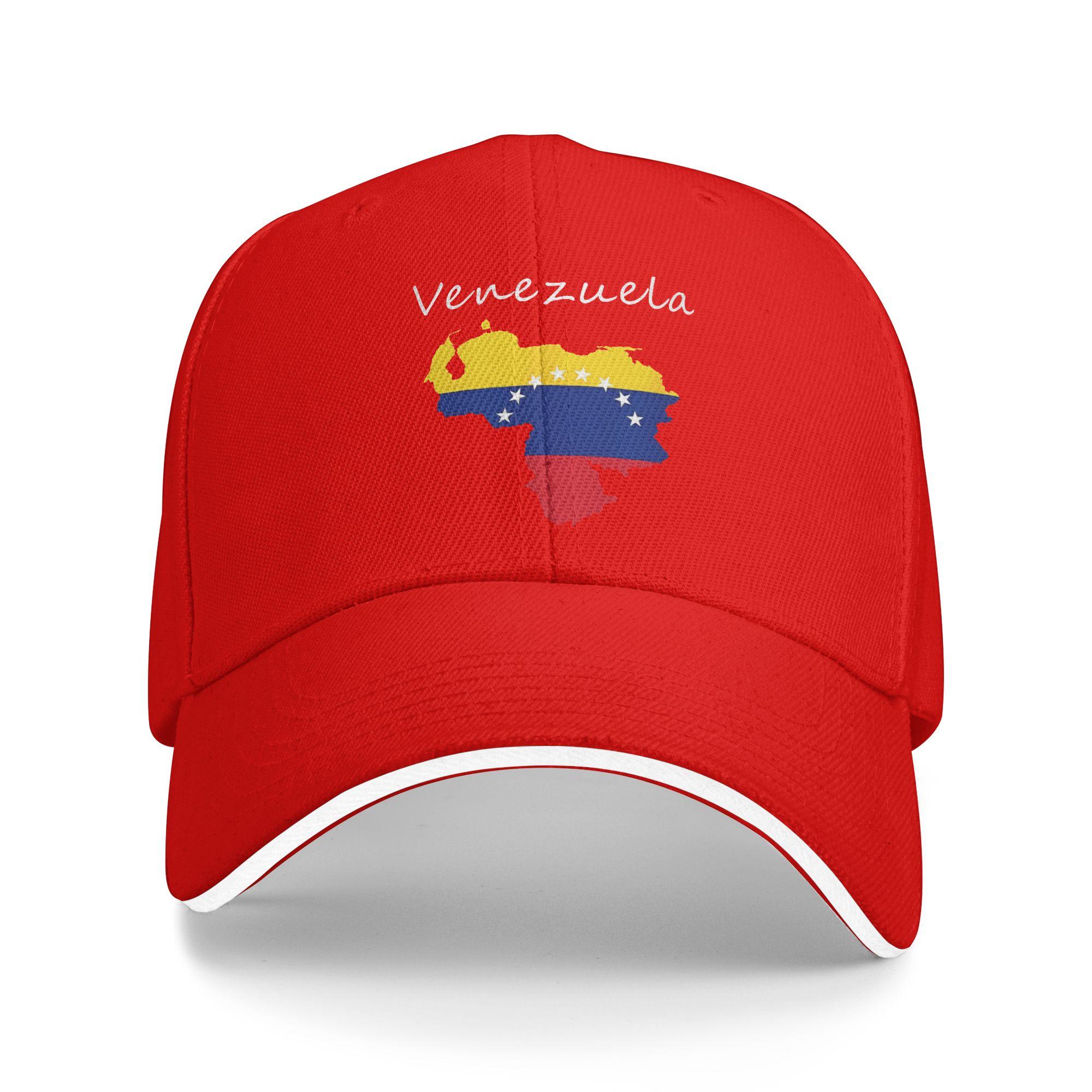 

Women Unisex Venezuela Venezuelan Flag Outdoor Hat Adjustable Cap Casual Baseball Cap Sunscreen Hats One Size