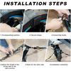 Motorcycle Rear Wheel Tie Down Strap, Transport Balance Tire Straps Strong Polyester Handlebar Belt, Universal Heavy Duty Rear Wheel Strap for